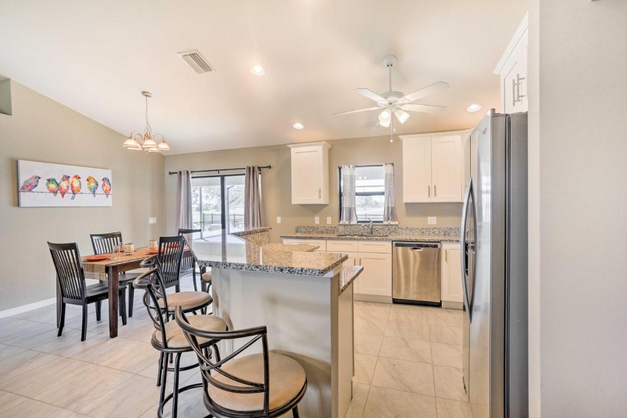 Central Cape Coral House With Private Screened Pool! Esterno foto